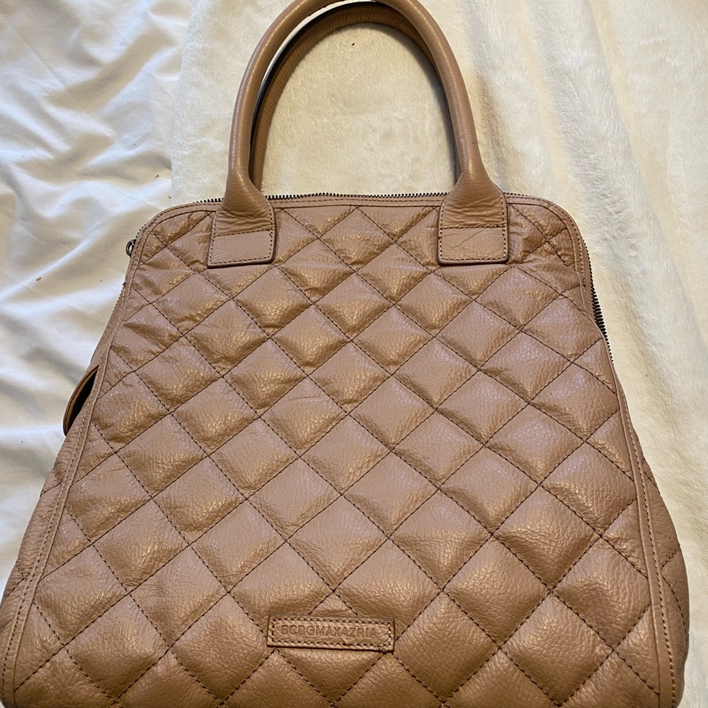 Bcbgmaxazria quilted leather